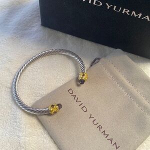 David Yurman Renaissance Bracelet in Sterling Silver and 14k Yellow Gold